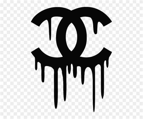 dripping chanel logo phone case